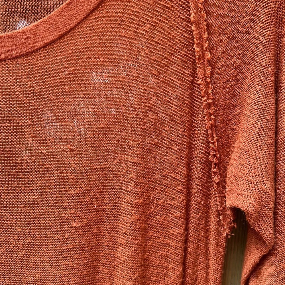 Free People Intimately Weekend Layer Top Tunic in Burnt Orange
